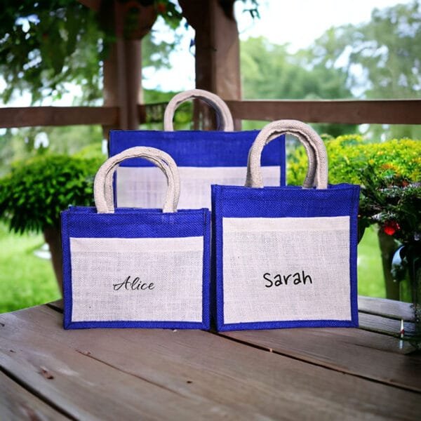 Personalised burlap bags online