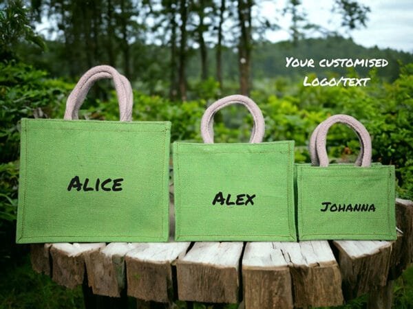 Personalised burlap bags online