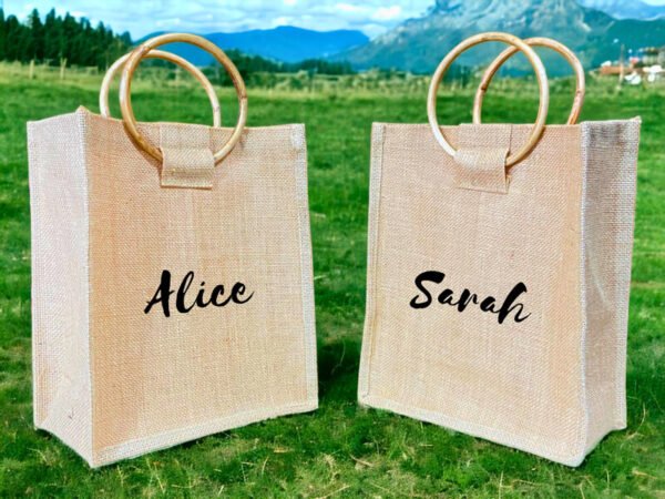 Women handmade jute bags