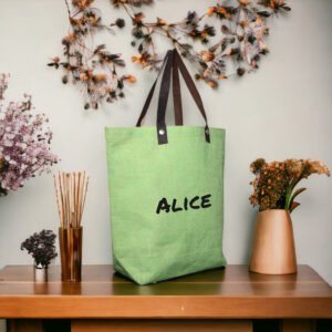 handcrafted jute bag