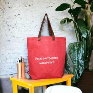 handcrafted jute bag