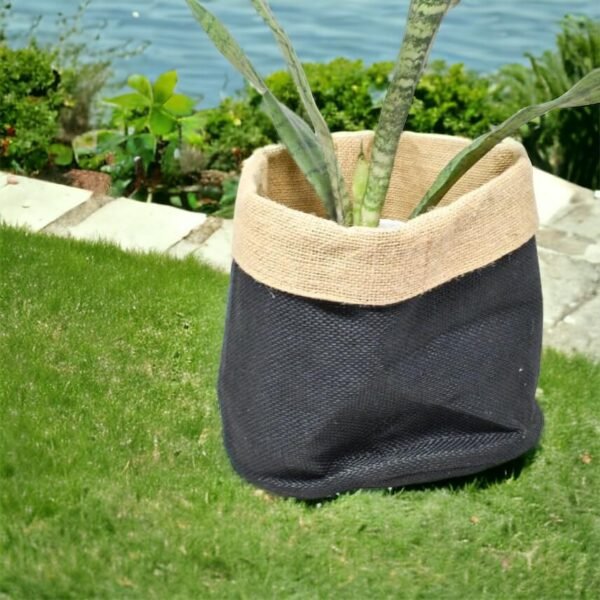Rustic flower baskets
