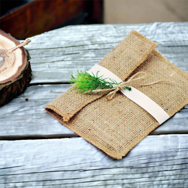 ring bearer pillow with leaves