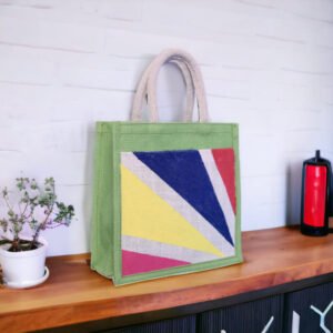 Custom burlap tote bag