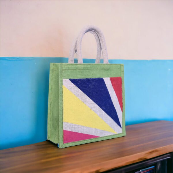 Custom burlap tote bag