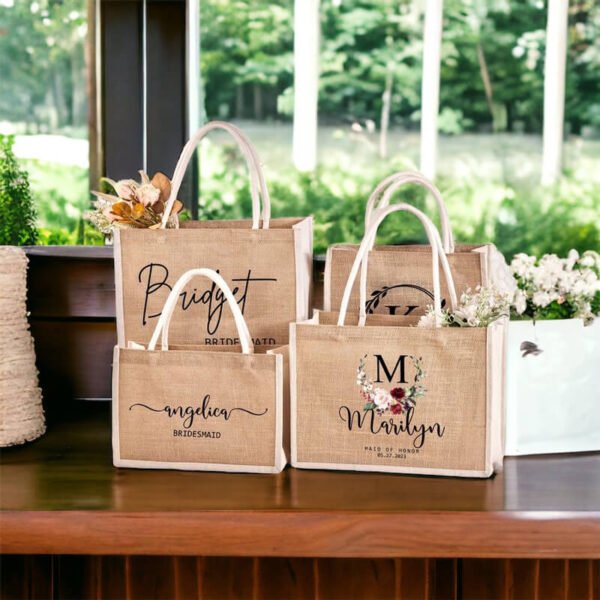 Women handmade jute bags