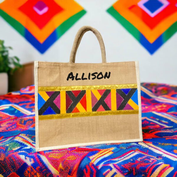 handcrafted jute bag