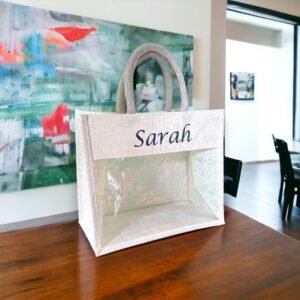 pvc window jute bag