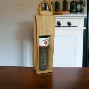 Jute bottle bag
