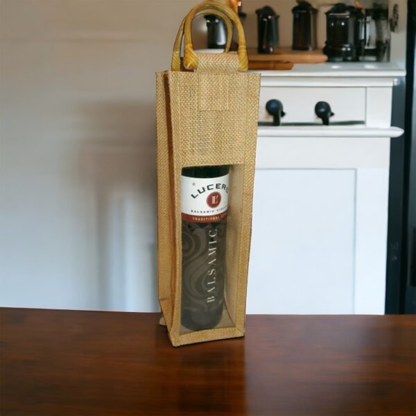 Jute bottle bag
