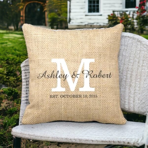 Jute pillow
